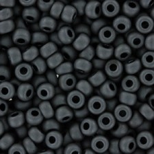 Miyuki rocailles Perlen 8/0 - Matted metallic slate 8-2065